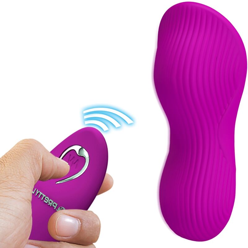 PRETTY LOVE - ROMARIO REMOTE CONTROL LAY-ON CLITORAL STIMULATOR ROSE