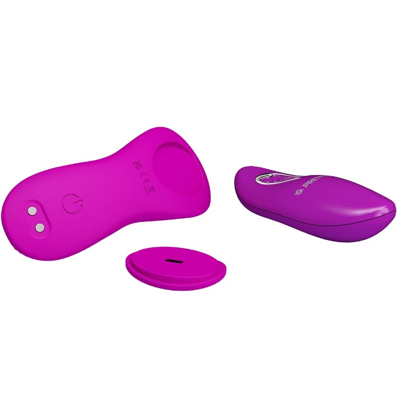 PRETTY LOVE - ROMARIO REMOTE CONTROL LAY-ON CLITORAL STIMULATOR ROSE
