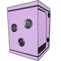 SECRET DOME - KINK CLUB SCANDAL PURPLE CABIN