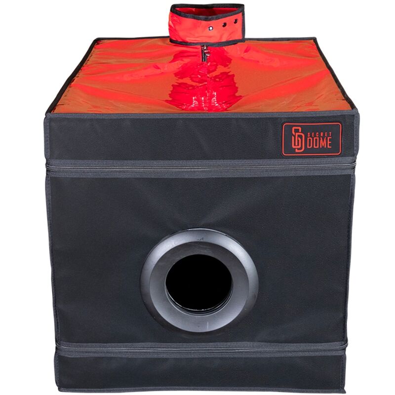 SECRET DOME - KINK CLUB THE NICHE BLACK AND RED CABIN