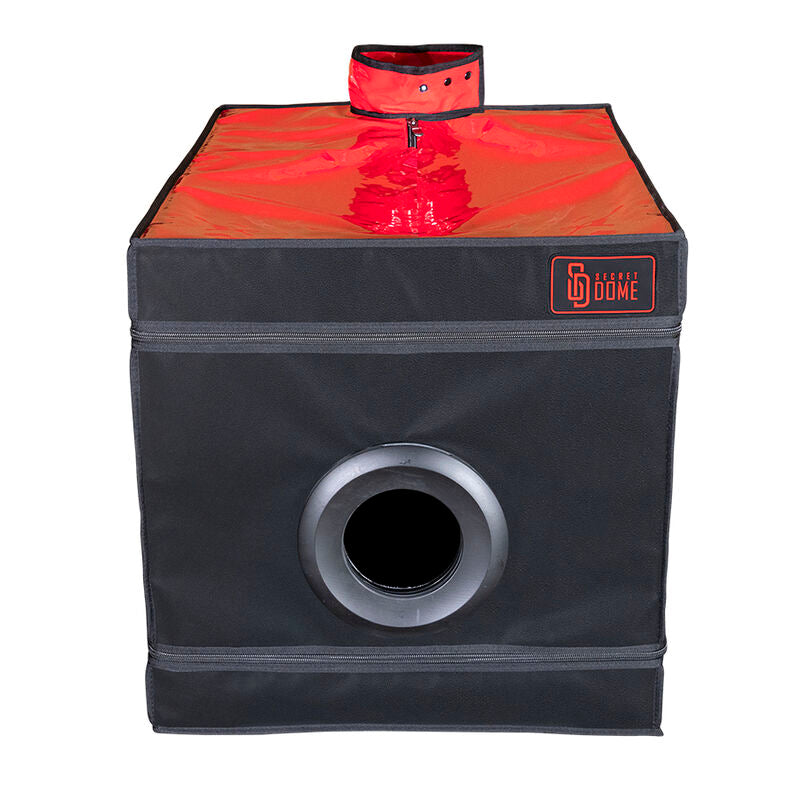 SECRET DOME - KINK CLUB THE NICHE BLACK AND RED CABIN