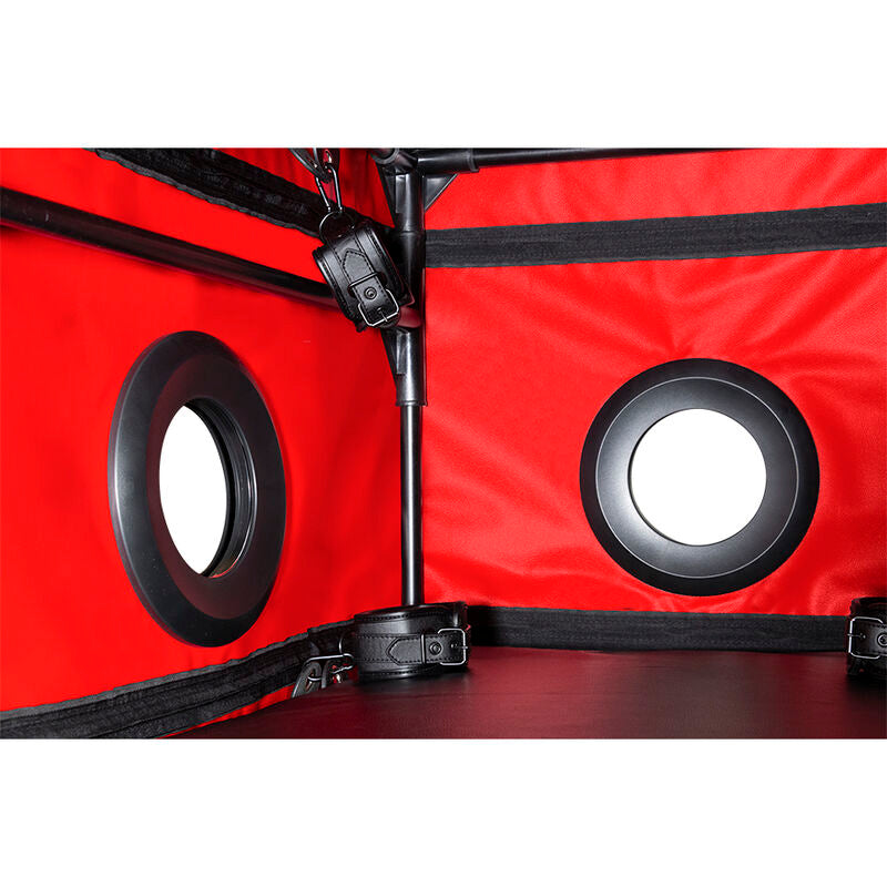 SECRET DOME - KINK CLUB THE NICHE BLACK AND RED CABIN