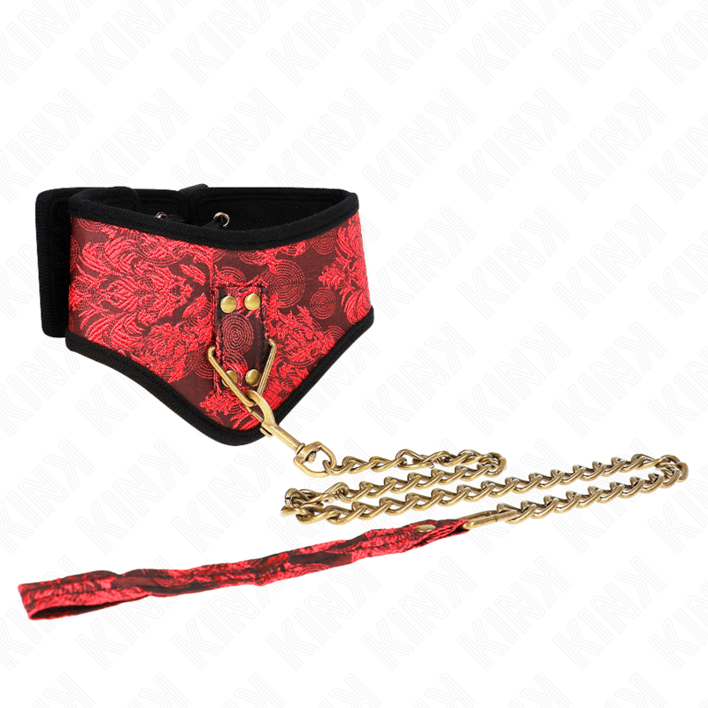 KINK - SCANDAL MODEL COLLAR WITH LACE BRACELET 75 CM 44 X 10 CM