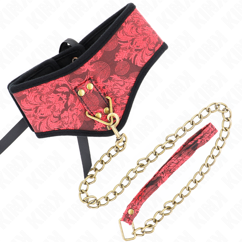 KINK - SCANDAL MODEL COLLAR WITH LACE BRACELET 75 CM 44 X 10 CM