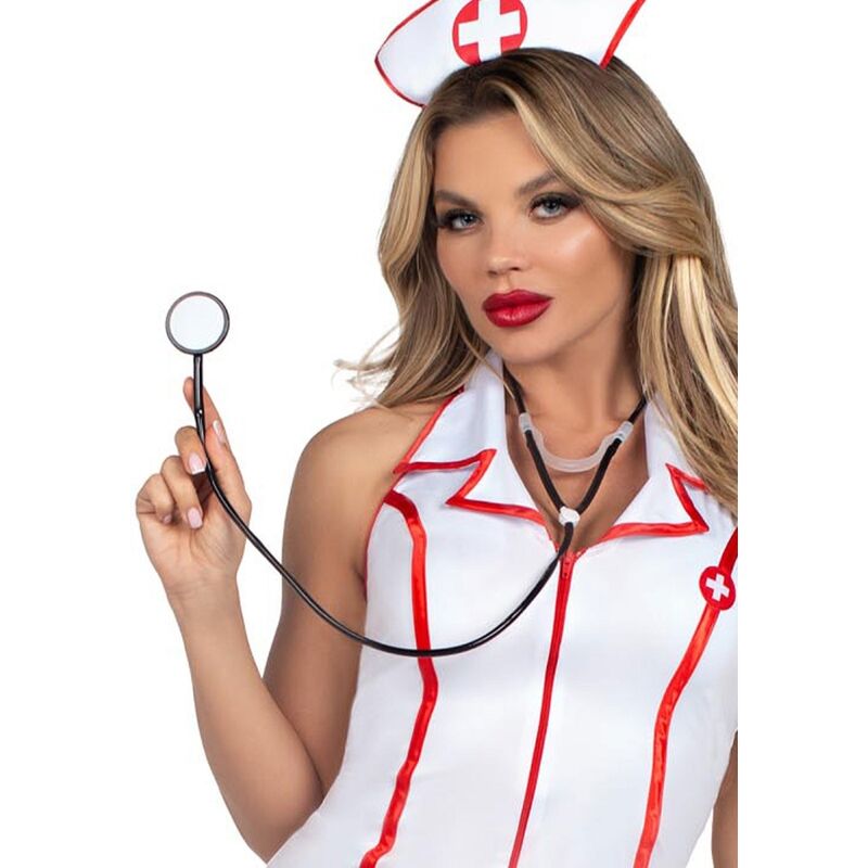 LEG AVENUE - CHIEF NURSE COSTUME WHITE M/L