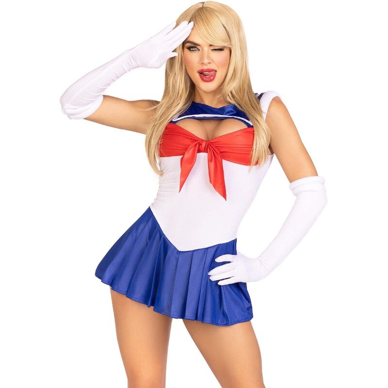LEG AVENUE - SEXY MULTICOLOR SAILOR COSTUME S