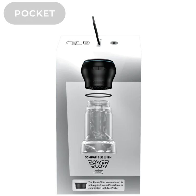 KIIROO - KIIROO FEEL POCKET STROKER CRYSTAL TRANSPARENT