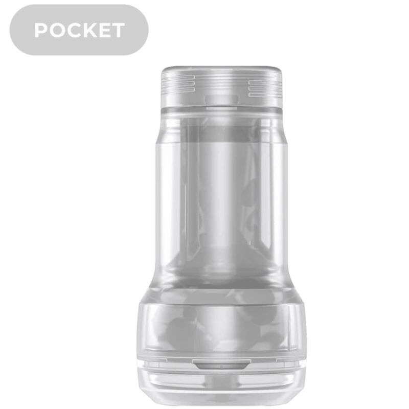 KIIROO - KIIROO FEEL POCKET STROKER CRYSTAL TRANSPARENT