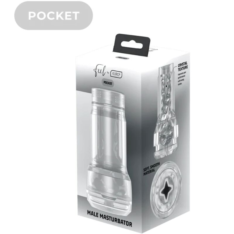KIIROO - KIIROO FEEL POCKET STROKER CRYSTAL TRANSPARENT