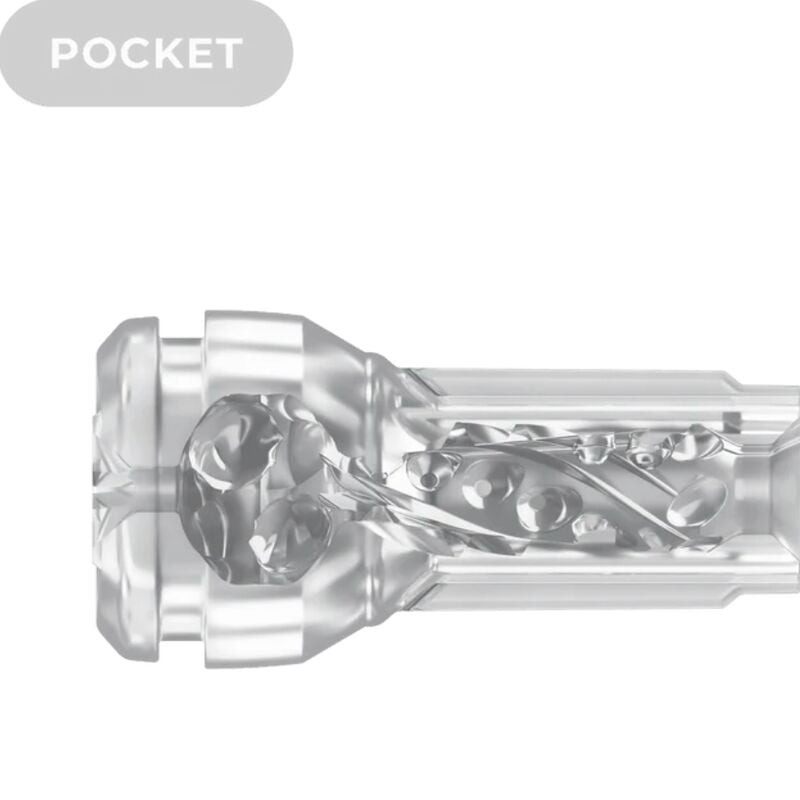 KIIROO - KIIROO FEEL POCKET STROKER CRYSTAL TRANSPARENT