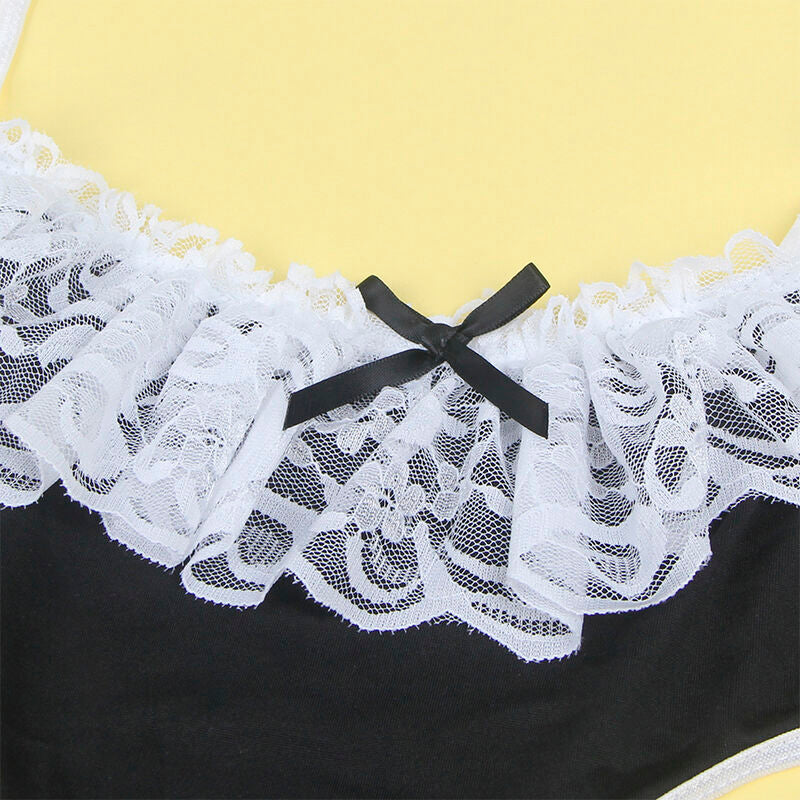 SUBBLIME - 954307 SEXY WOMEN'S COSTUME BLACK/WHITE S/M