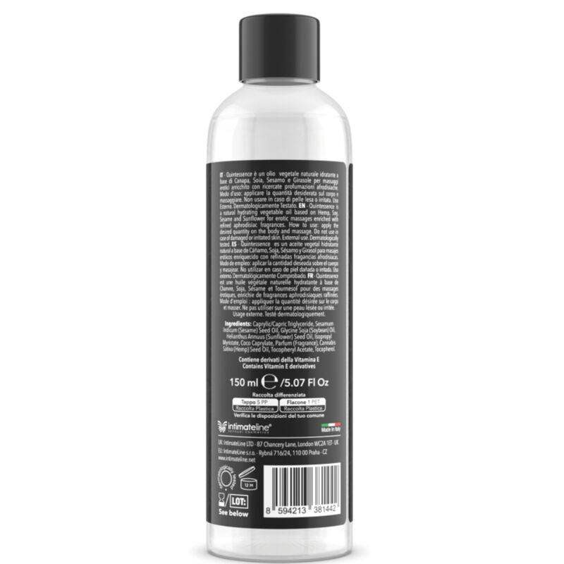 INTIMATELINE LUXURIA - SUGAR CLOUD MASSAGE OIL 150 ML