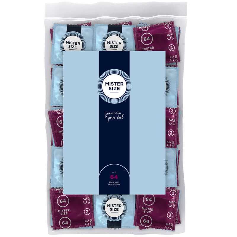 MISTER SIZE - XXL CONDOMS 64 MM (100 UNITS)