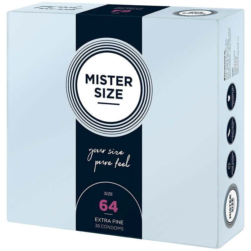 MISTER SIZE - XXL CONDOMS 64 MM (36 UNITS)