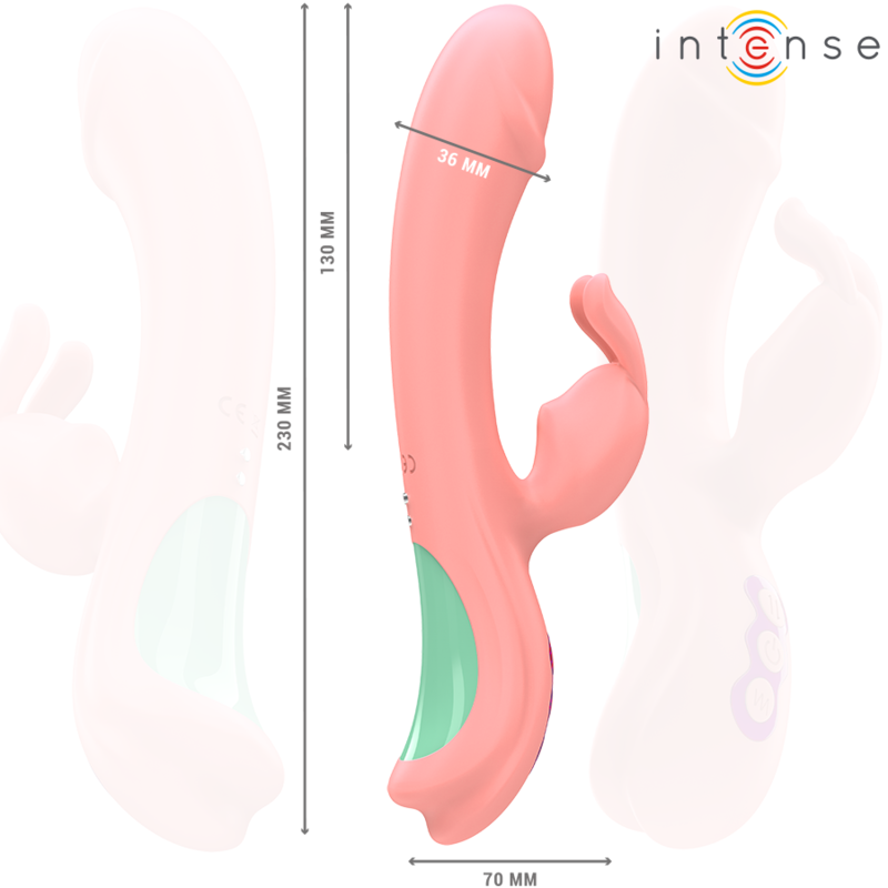 INTENSE - RACHEL VIBRATOR RABBIT 5 VIBRATIONS PINK
