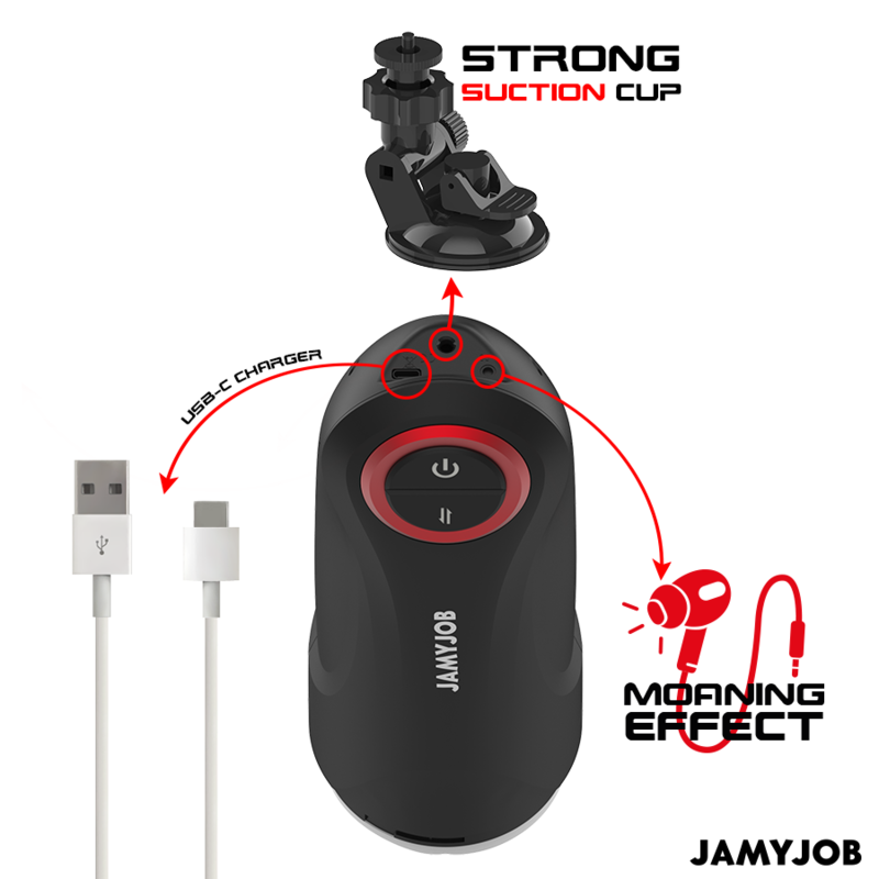 JAMYJOB - AUTOMATIC GRAVITY VAGINA MASTURBATOR 5 SUCTION MODES