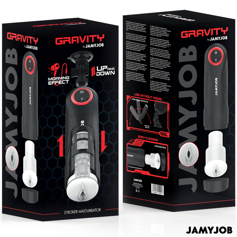 JAMYJOB - AUTOMATIC GRAVITY VAGINA MASTURBATOR 5 SUCTION MODES