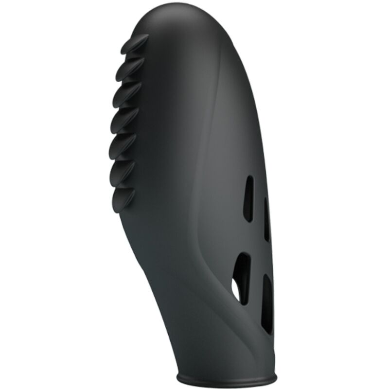 PRETTY LOVE - GILO BLACK SILICONE FINGER VIBRATOR