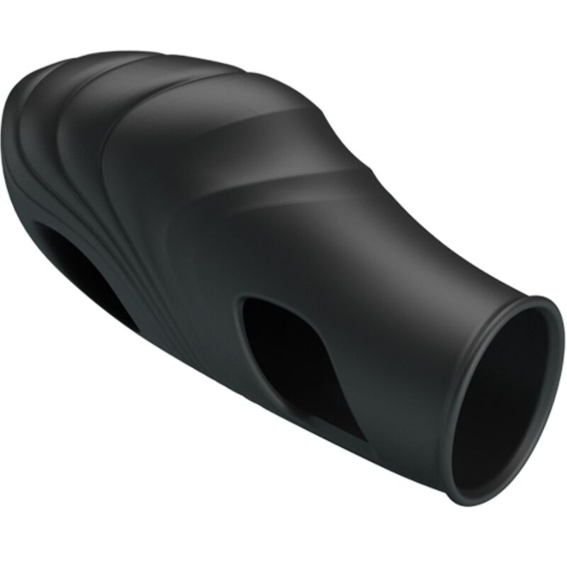 PRETTY LOVE - BLACK LICK LIQUID SILICONE FINGER VIBRATOR