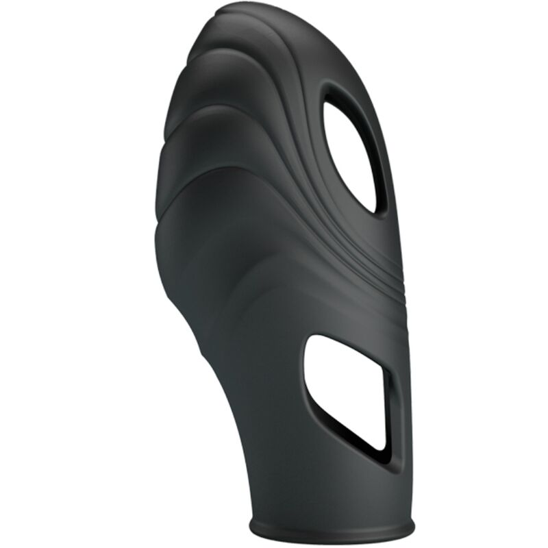 PRETTY LOVE - BLACK LICK LIQUID SILICONE FINGER VIBRATOR