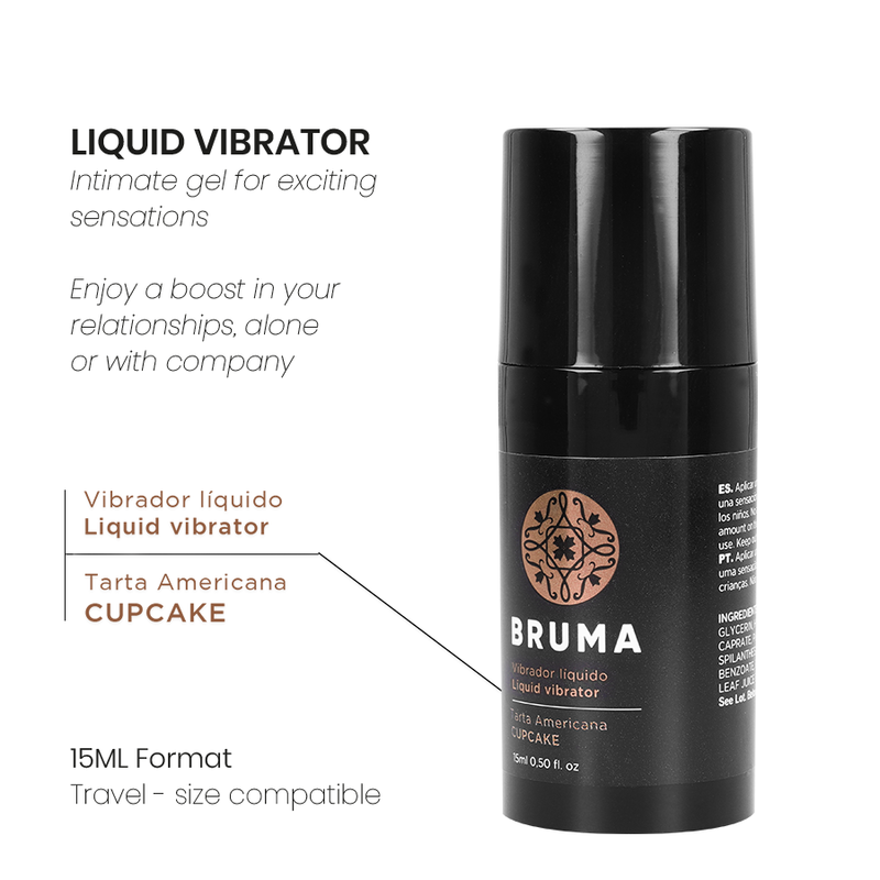 BRUMA - CUPCAKE ULTRA-SLIPPERY LIQUID VIBRATOR 15 ML