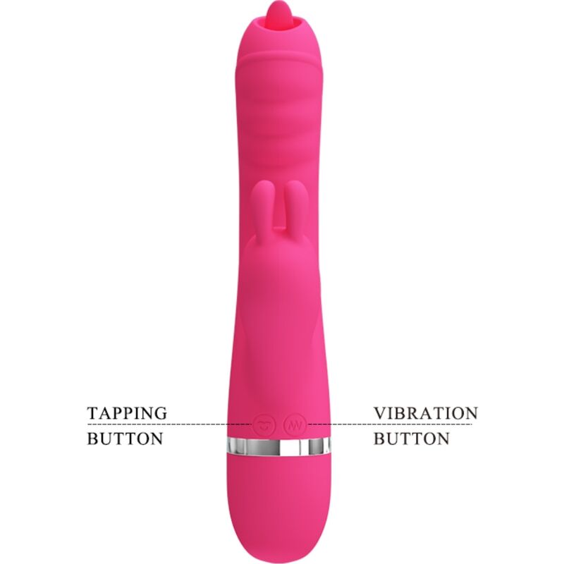 PRETTY LOVE - PHOENIX ROSE MULTIFUNCTION RABBIT VIBRATOR