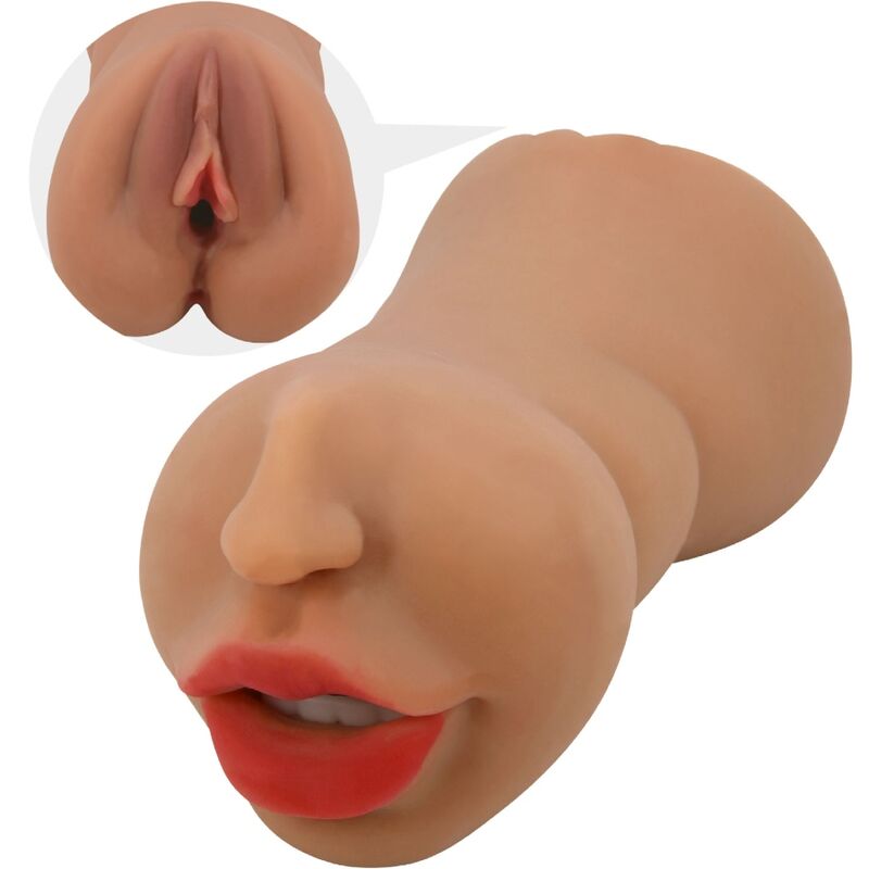 CRAZY BULL - ZOEY DOUBLE FLESHLIGHT MOUTH AND VAGINA