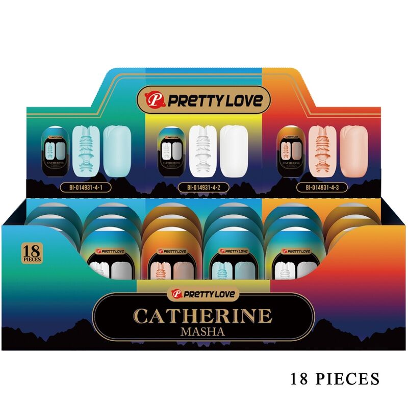 PRETTY LOVE - MASHA PACK 18 DIFFERENT MASCURBATORS MEN