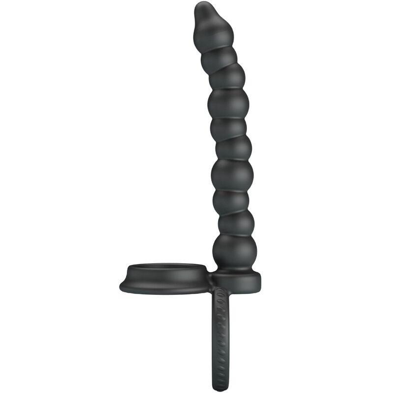PRETTY LOVE - DILLION BLACK DOUBLE PENETRATING COCK RING