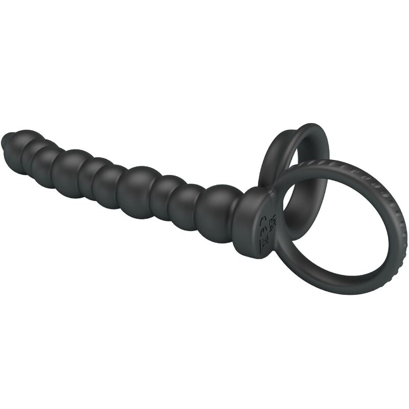 PRETTY LOVE - DILLION BLACK DOUBLE PENETRATING COCK RING