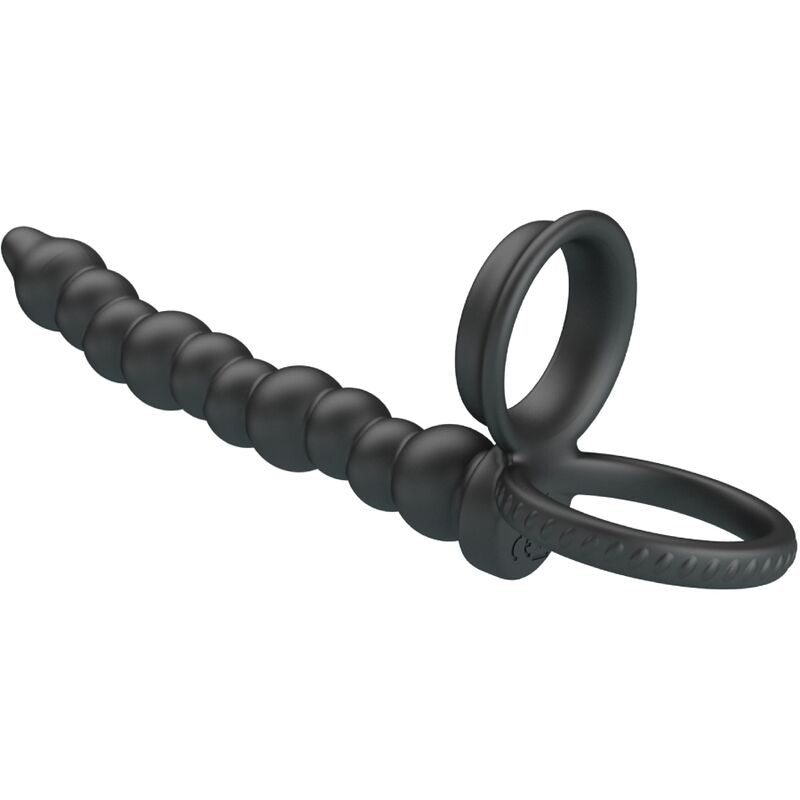 PRETTY LOVE - DILLION BLACK DOUBLE PENETRATING COCK RING
