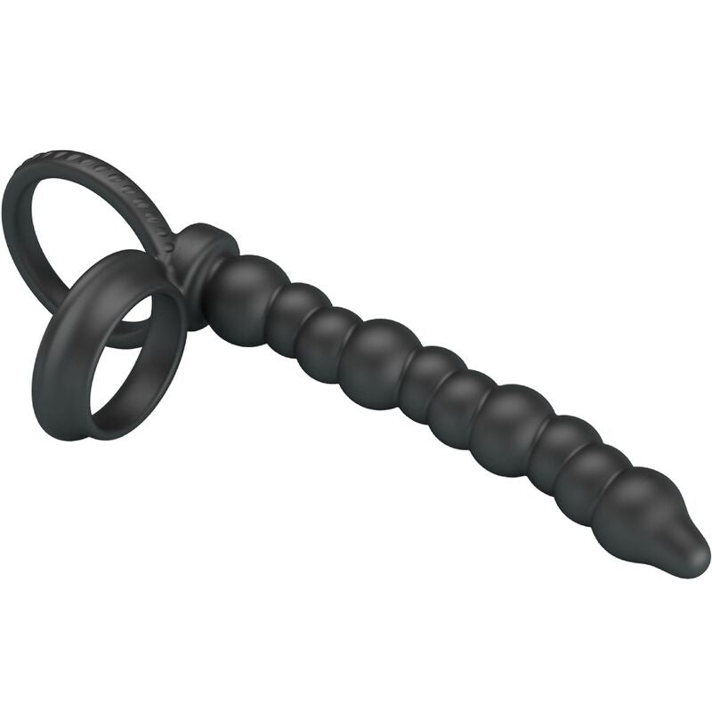 PRETTY LOVE - DILLION BLACK DOUBLE PENETRATING COCK RING
