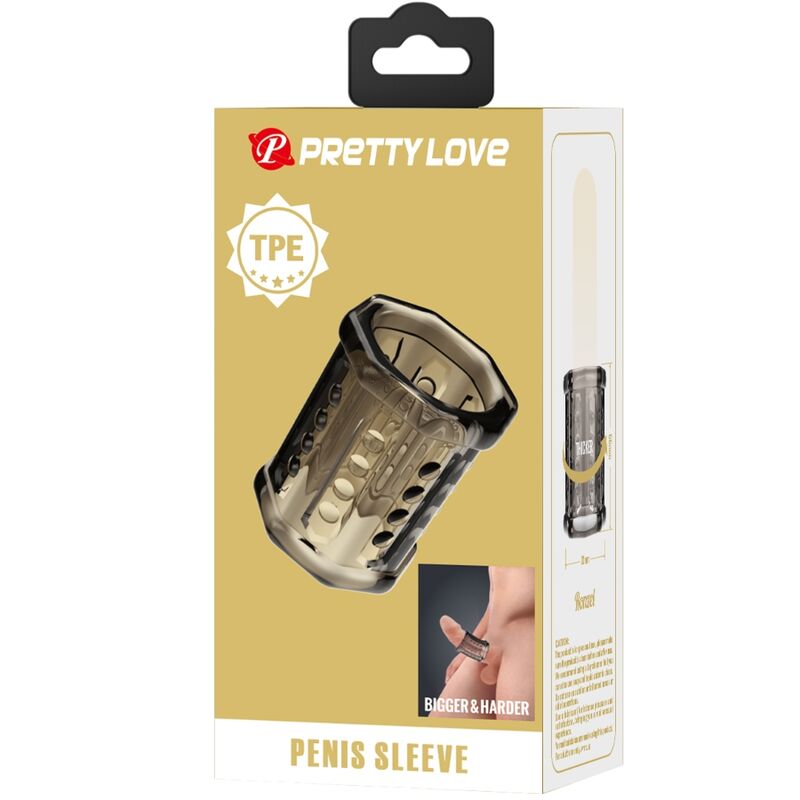 PRETTY LOVE - RONAEL SUPER STRETCHY TRANSPARENT PENIS SLEEVE
