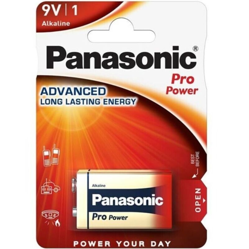 PANASONIC - ALKALINE PRO POWER 9V LR61 BLISTER*1
