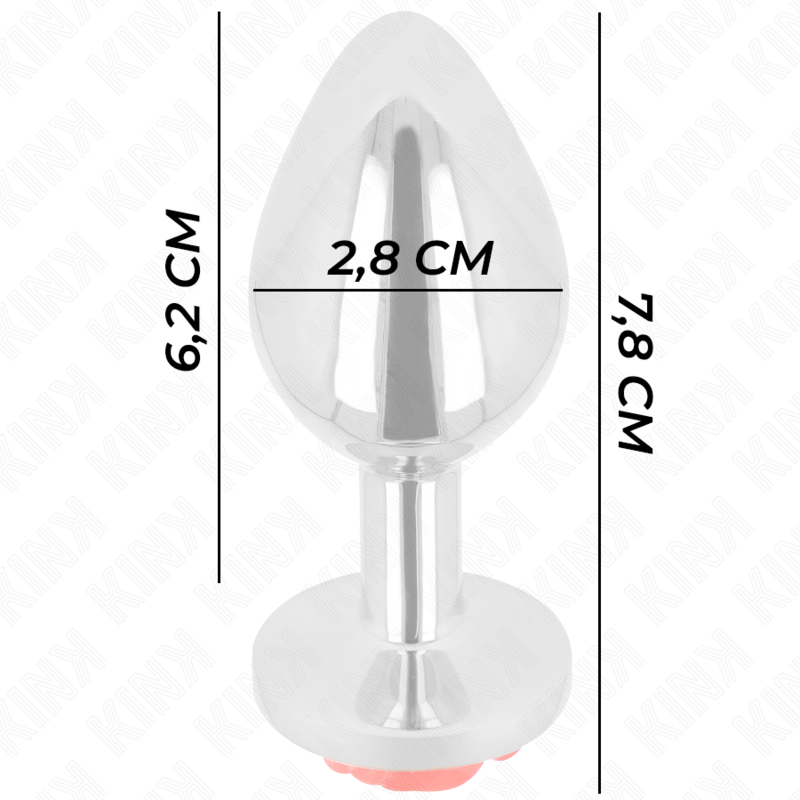 KINK - RED ROSE BUTT PLUG SIZE S