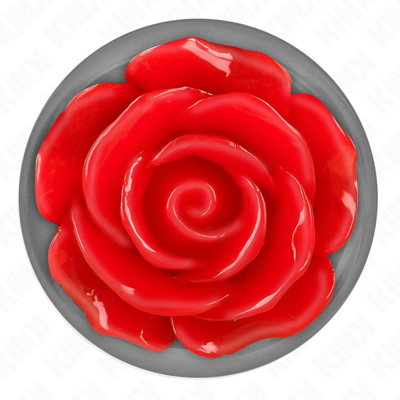 KINK - RED ROSE BUTT PLUG SIZE S