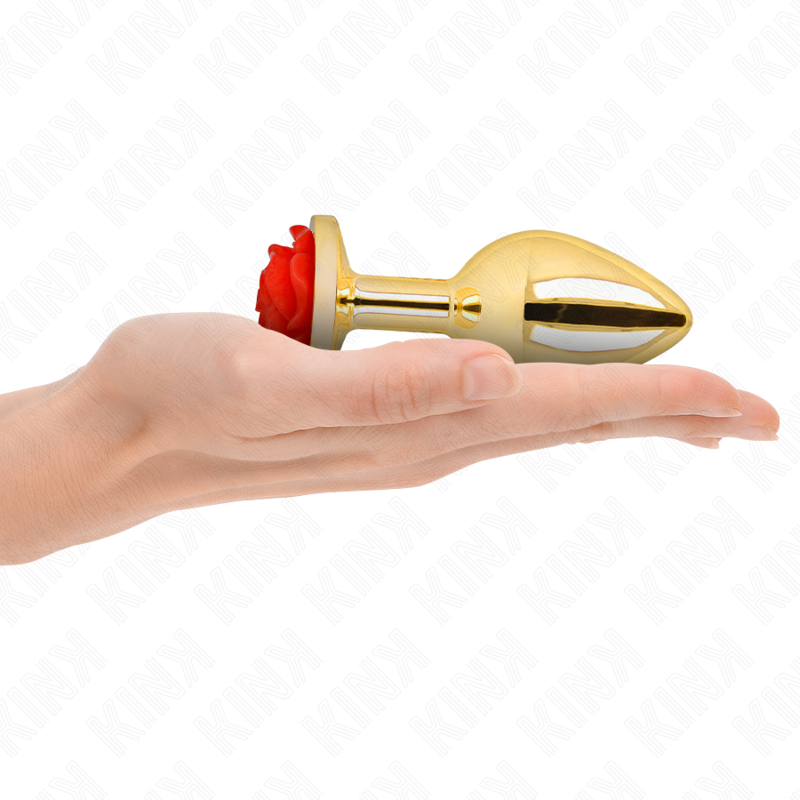 KINK - RED ROSE ANAL PLUG SIZE L