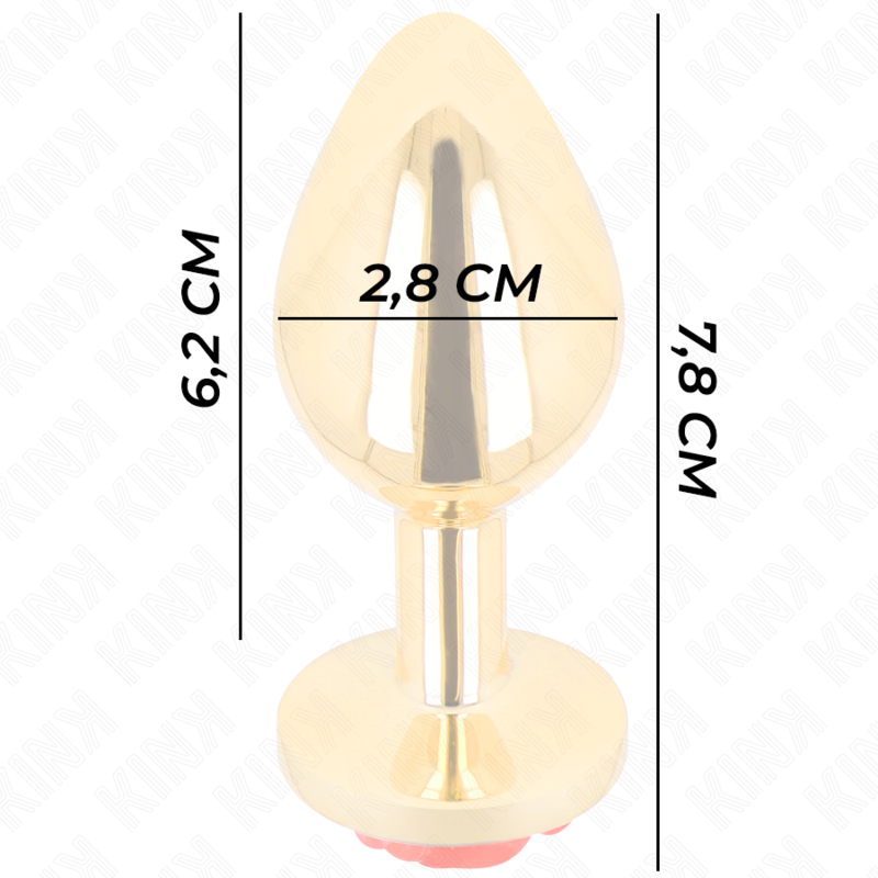 KINK - ANAL PLUG OR RED ROSE SIZE S