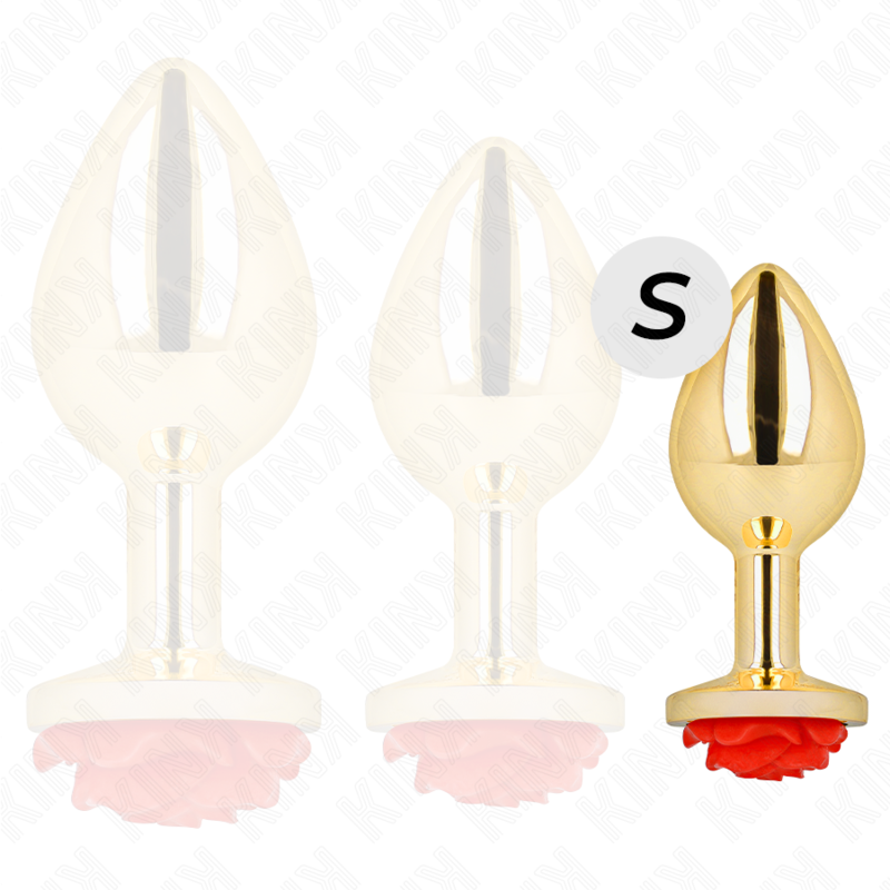 KINK - ANAL PLUG OR RED ROSE SIZE S