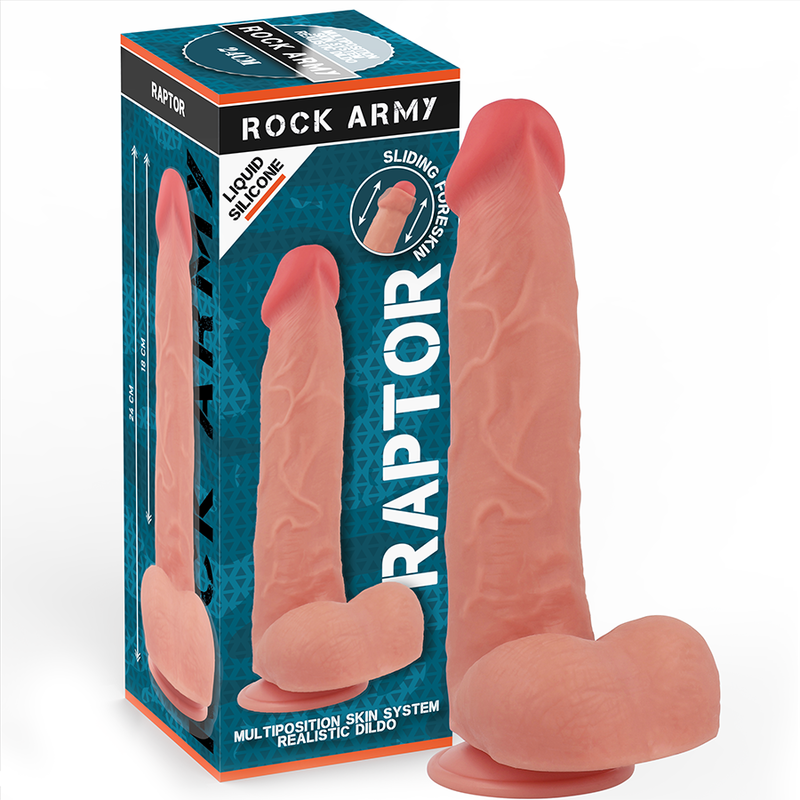 ROCKARMY - RAPTOR LIQUID SILICONE 24 CM -O- 4.4 CM