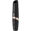 SATISFYER - PERFECT KISS WAVE CLITORAL STIMULATOR BLACK / GOLD