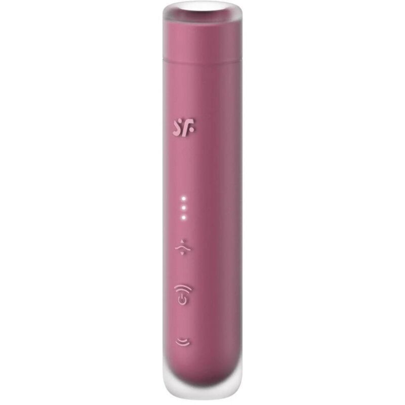 SATISFYER - FIRST KISS WAVE GARNET CLITORAL STIMULATOR