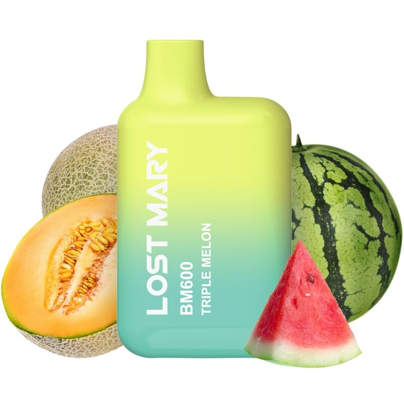 LOST MARY - BM600 VAPER NICOTINE 2% DISPOSABLE TRIPLE MELON