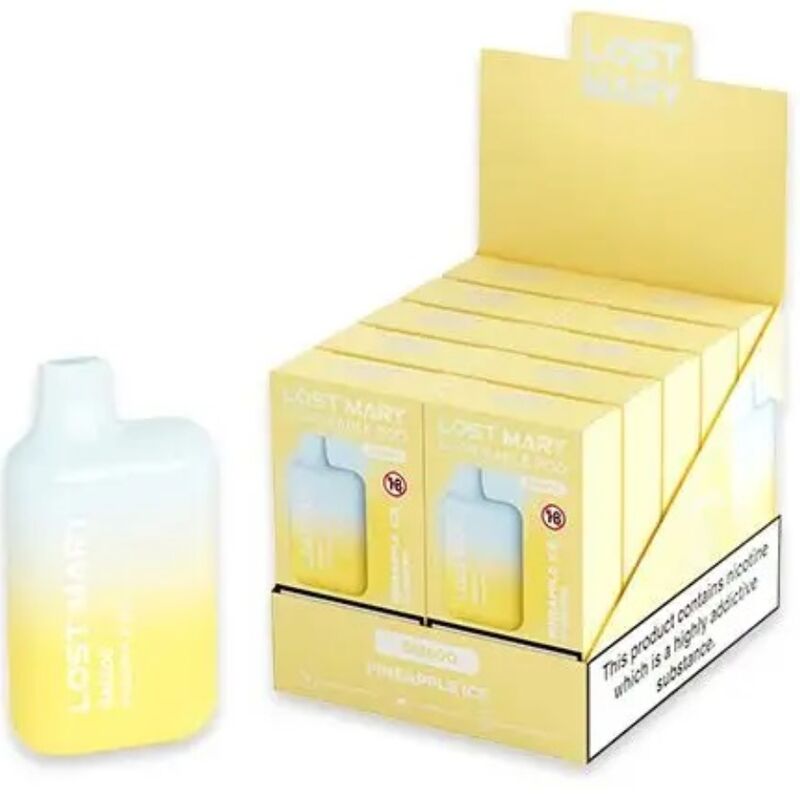 LOST MARY - BM600 VAPE NICOTINE 2% DISPOSABLE PINEAPPLE ICE