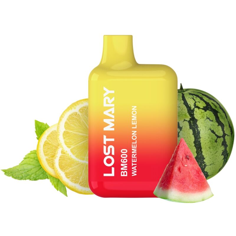 LOST MARY - BM600 2% NICOTINE DISPOSABLE VAPE WATERMELON LEMON