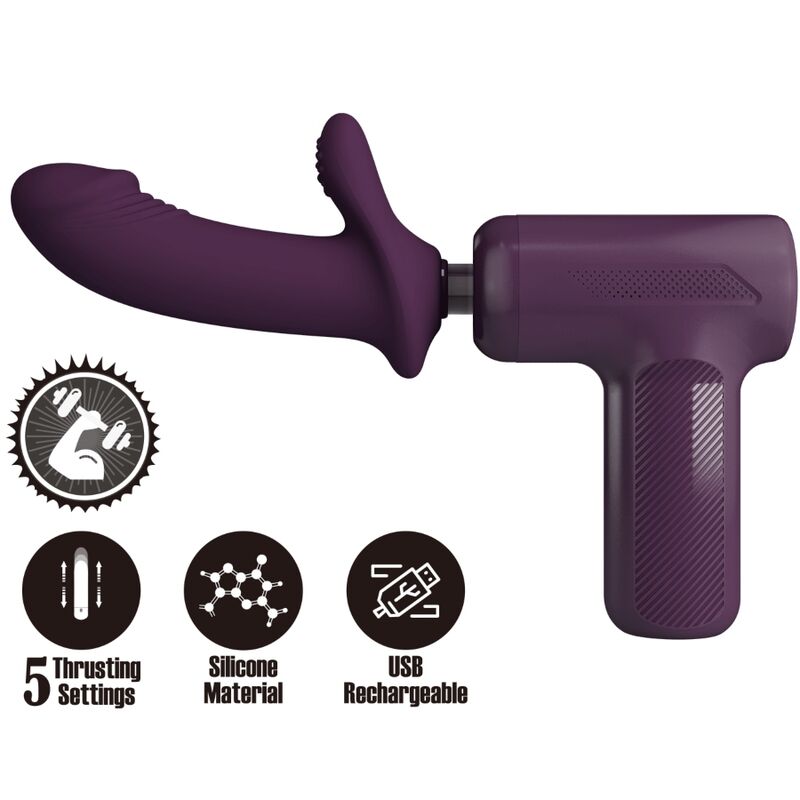 PRETTY LOVE - DJ SCHOLAR 5-SETTING MASSAGER PURPLE