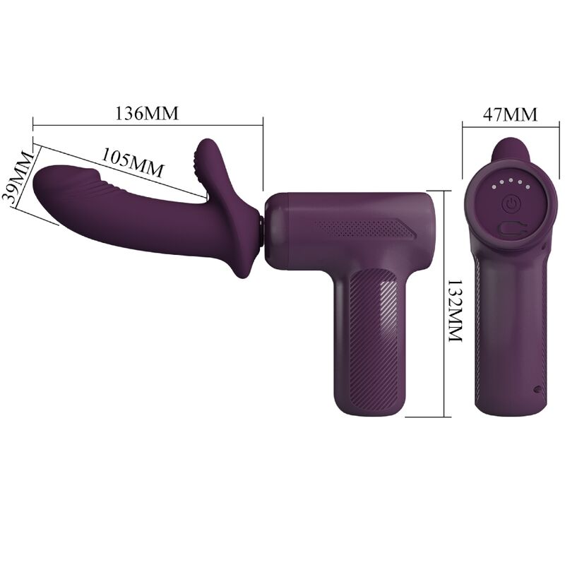 PRETTY LOVE - DJ SCHOLAR 5-SETTING MASSAGER PURPLE