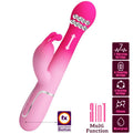 PRETTY LOVE - 3-IN-1 MULTIFUNCTIONAL RABBIT VIBRATOR DEJON ROSE