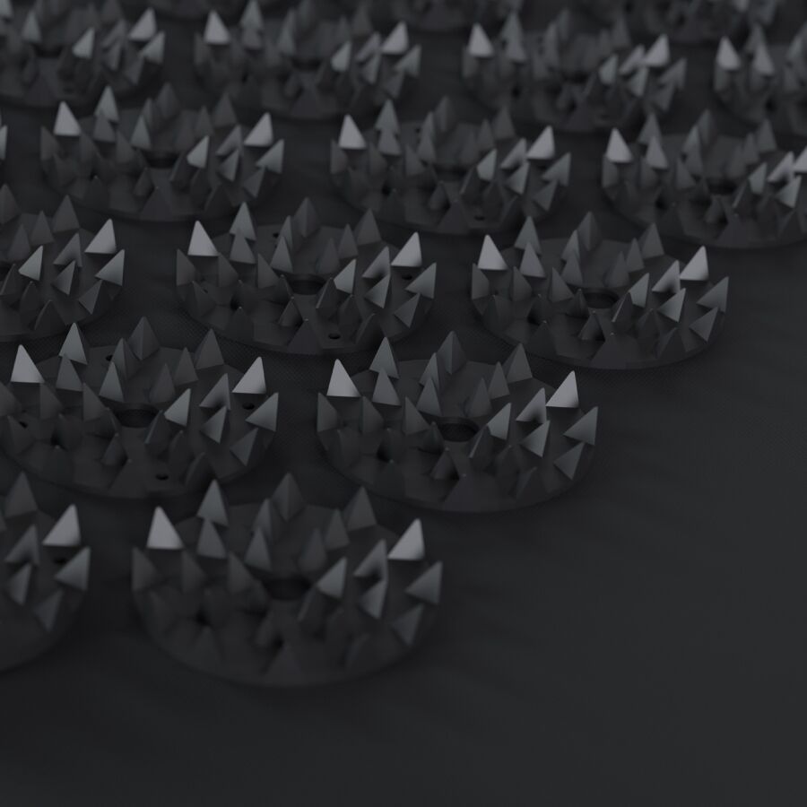 LELO - BLACK ACUPRESSURE MAT FOR BODY MASSAGE