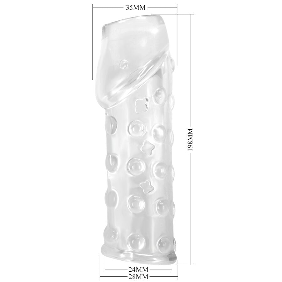 PRETTY LOVE - TIGHT AND VOLUMIZING TRANSPARENT PENIS SLEEVE